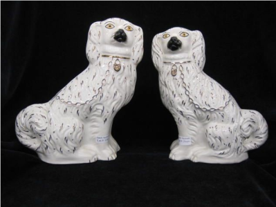 pair of dog figurines