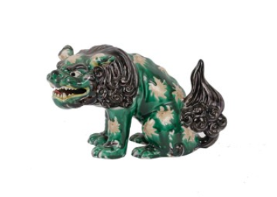 Japanese ceramic lion